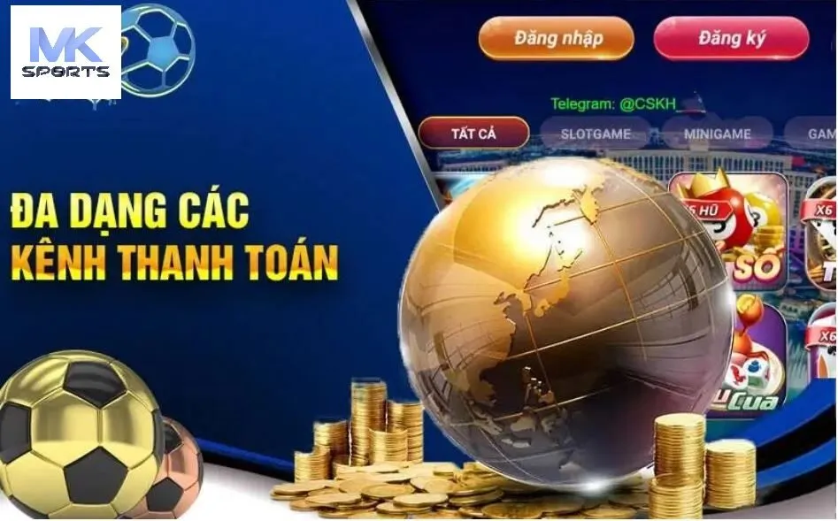 Nạp tiền đa dạng mksport 